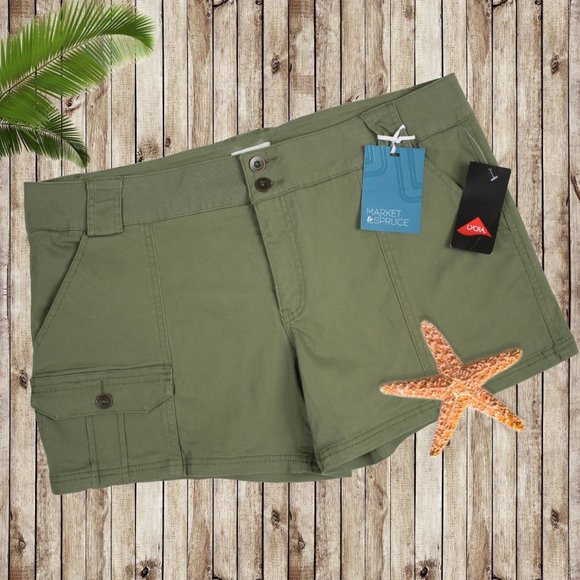 Market & Spruce Pants - NWT Plus Market & Spruce Cargo Shorts Size 16